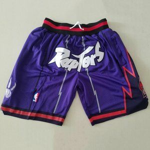Toronto Raptors Pockets Purple Shorts